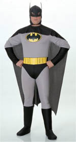 Classic Grey Batman Comic Book Costumes for Halloween Special Sale Prices