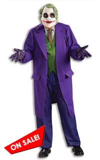 Adult Deluxe Dark Knight Joker Costume Halloween Sale