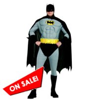 Deluxe Muscle Plus Size Batman Costume