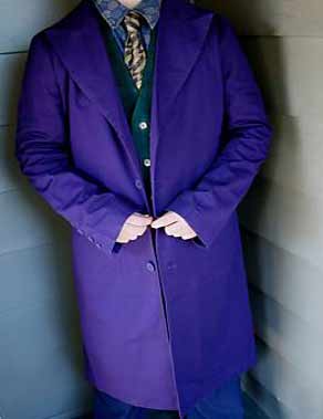 Tripp Joker's Purple Trenchcoat on sale
