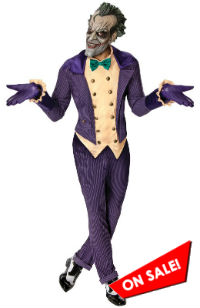 Batman Arkham City Joker Costume Halloween Sale