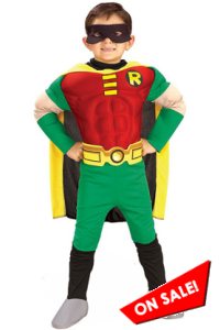 Kid Muscle Chest Robin Halloween Costume