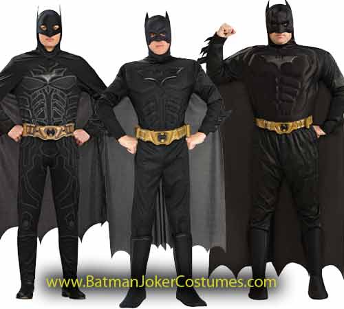 Adult Men Plus Batman Costume Stock Sale