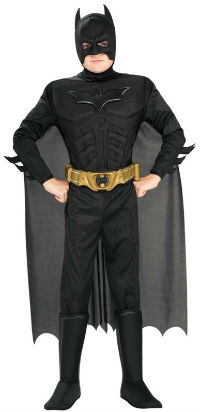 Batman Dark Knight Deluxe Muscle Chest Batman Child Costume