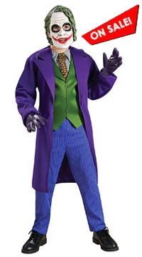 Batman Dark Knight Deluxe The Joker Child Costume for sale