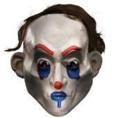 Happy Halloween Mask from Joker's Bank Robber Clown Gang in Dark Knight