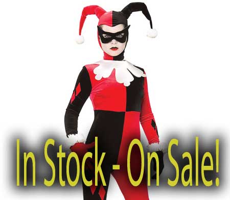 xs small medium Harley Quinn costume in stock