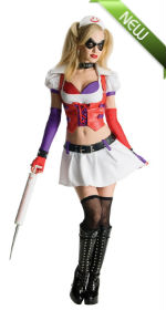 Arkham Asylum Nurse Harley Quinn Costume