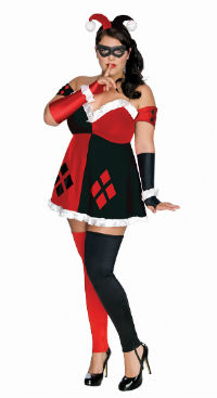 Batman Plus Size Harley Quinn Costume