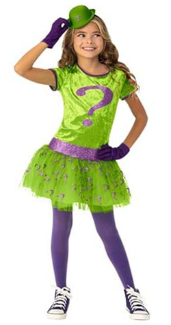 Riddler Girl Classic Tutu Child Costume