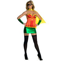 Sexy Woman Robin Costume Dress